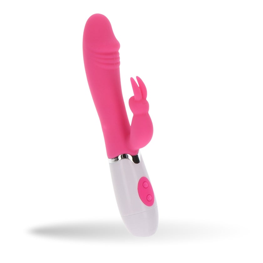 vibrations vereinzelung Kleiner Vibrator Mini Hellblau Silikon Hase Dildo Sexspielzeug