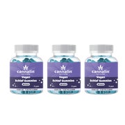 Cannalin - 3x CBD Schlafgummis mit Melatonin - 15 mg CBD 90 St