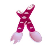 Kinder Besteckset 3-teilig bestehend aus Messer, Gabel und Löffel aus rostfreiem Edelstahl 1 St