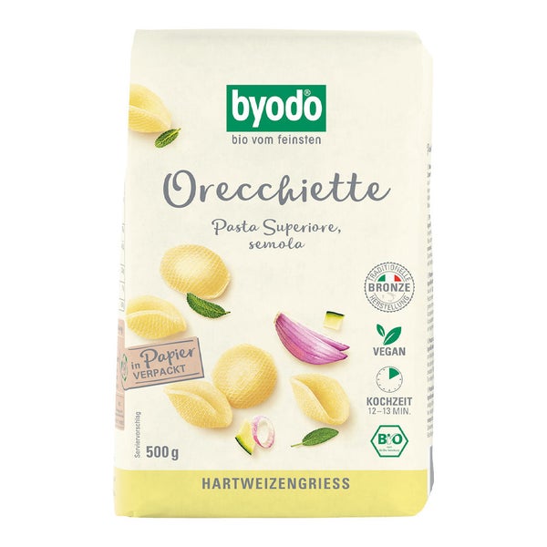 BYODO Bio Orecchiette semola 500 g