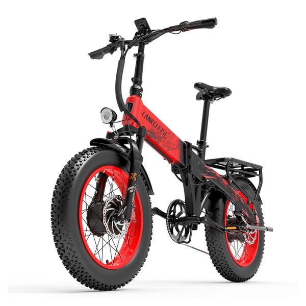 Lankeleisi X2000 MAX 1000W*2 Fatbike mit zwei Motoren,Rot 1 St