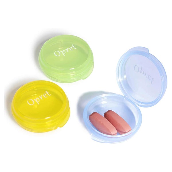 Tablettenbox Pillendose Klein Tragbar 3 Stück Vitamine Fisch 1 St