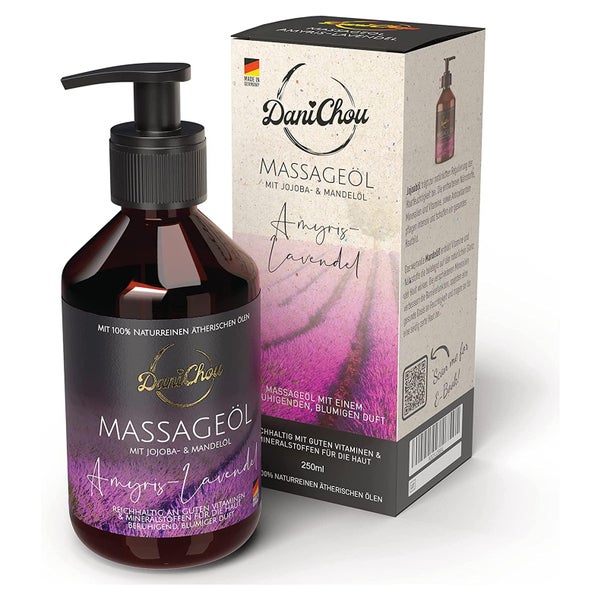 DaniChou Massageöl Amyris-Lavendel 250 ml
