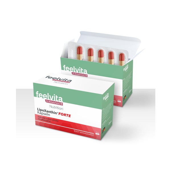 Feelvita Nutrition LipoXanthin® FORTE Kapseln 6- Monatsvorrat (180 Stück) 180 St