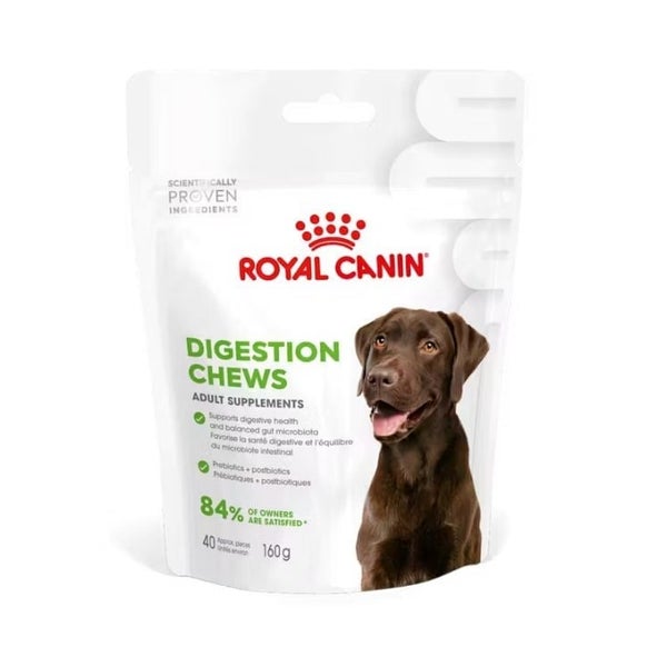 ROYAL CANIN Digestion Adult Dog Supplements Nahrungsergänzungsmittel für die Verdauung von erwachsenen Hunden 0,16 kg