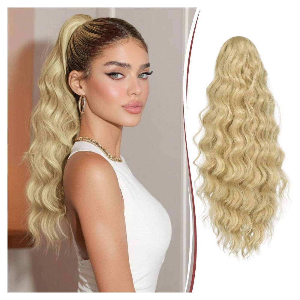 Pferdeschwanz Klammer Clip Ponytail Haarteil Synthetik 50 cm 1 St