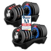 DH FitLife 2er-Set 12-in-1 Verstellbare Hantel 1,5-18kg