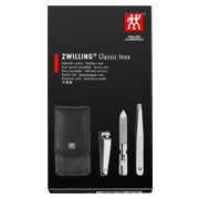 Zwilling Maniküre Pediküre Set 3tlg. mit Nagelknipser, Leder Kosmetikprodukte 1 St