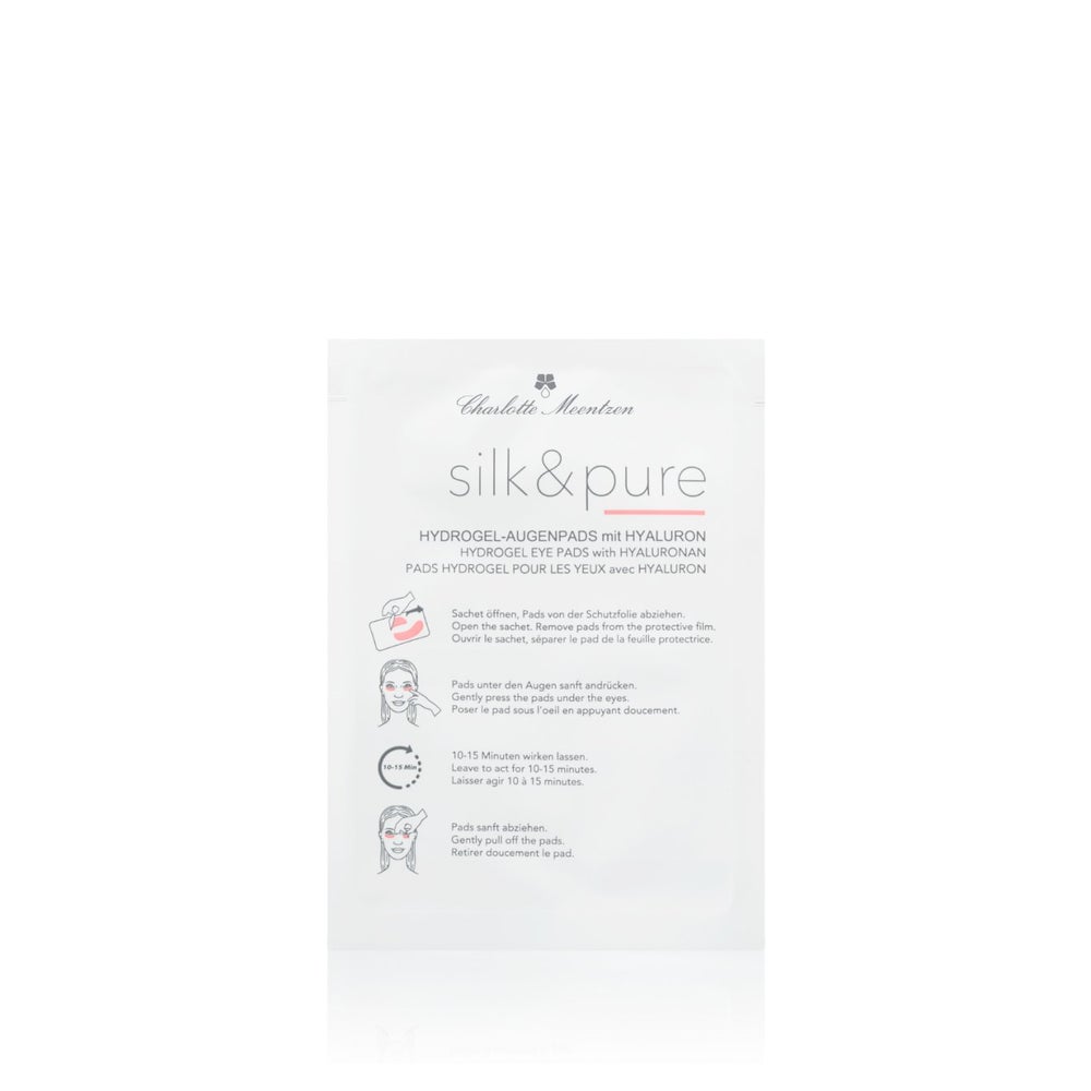 Charlotte Meentzen -Hydrogel-Augenpads mit Hyaluron, 5 Beutel à 2 Augenpads - Silk & Pure 1 St