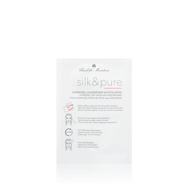 Charlotte Meentzen -Hydrogel-Augenpads mit Hyaluron, 5 Beutel à 2 Augenpads - Silk & Pure 1 St