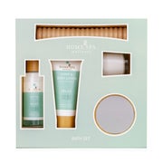 Accentra Home Spa Badeset Jojoba & Lotus in Aufbewahrungsbox aus Holz 160 ml