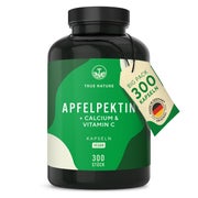 Apfelpektin Kapseln + Calcium & Vit. C - Vegan & Made in DE 300 St