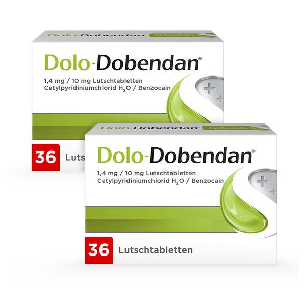 DOLO-DOBENDAN Lutschtabletten Doppelpack 2X36 St