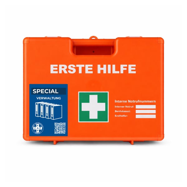 FAP - Erste-Hilfe-Koffer Verwaltung & Büro orange 1 St