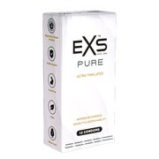 «Pure» – 12 dünne, vegane Latexkondome mit Comfort-Form (12 Kondome) 12 St