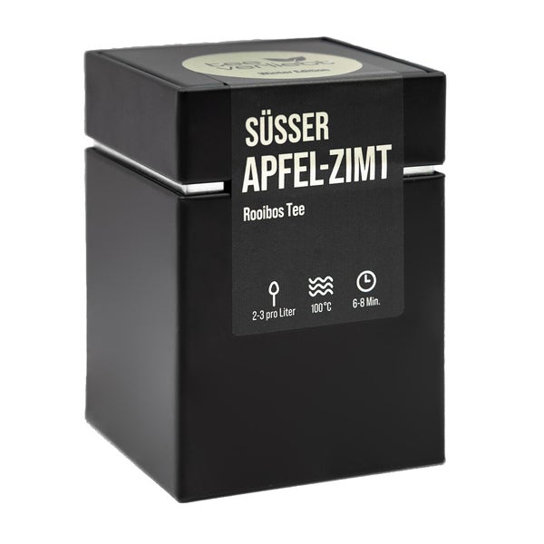 teeverliebt - Süßer Apfel-Zimt Geschenkdose | Winter Edition 80 g