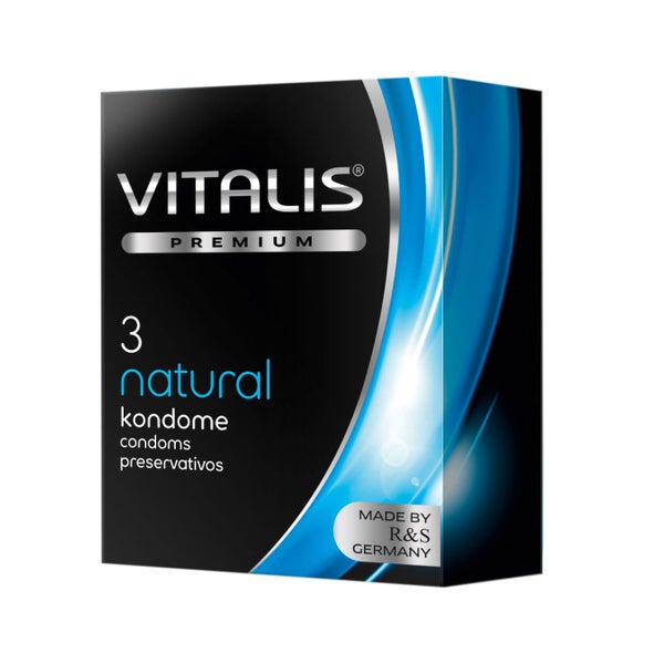 PREMIUM «Natural» Standardkondome für mehr Sicherheit (3 Kondome) 3 St
