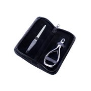 Diabetiker Nagelzange mit Feile & Etui 1 St