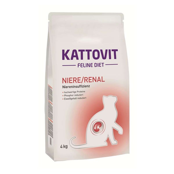 Kattovit - Feline Diet Niere/Renal 4 kg
