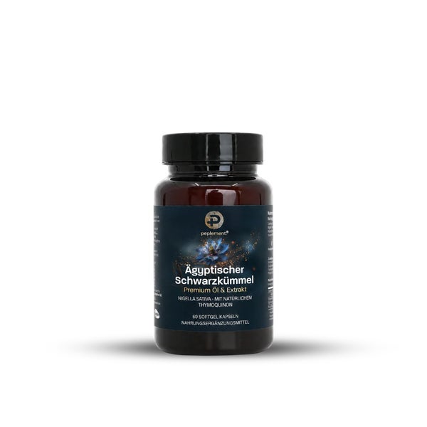 Premium Schwarzkümmel Softgels mit 20 % Thymoquinon 60 St