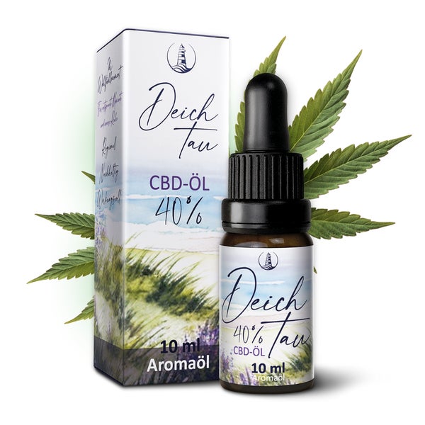 Deichtau CBD Öl 40% - Vollspektrum Hanföl - CBD-Tropfen 10 ml