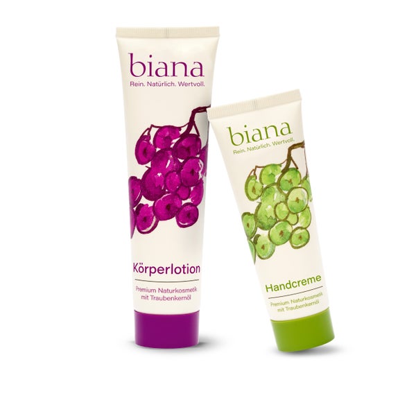 biana Handcreme + Körperlotion OPC Naturkosmetik Bundle 150 ml