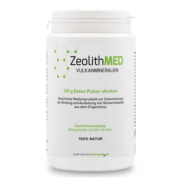 Zeolith MED Detox Pulver ultrafein 120 g