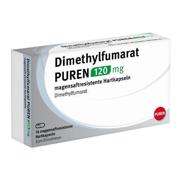 Dimethylfumarat Puren 120 Mg Magensaftr.hartkaps. 14 St