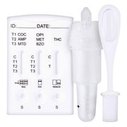 One+Step Multi Drogentest Speichel für 7 Drogenarten (COC/THC/OPI/AMP/MTD/BZO/MET) 2 St