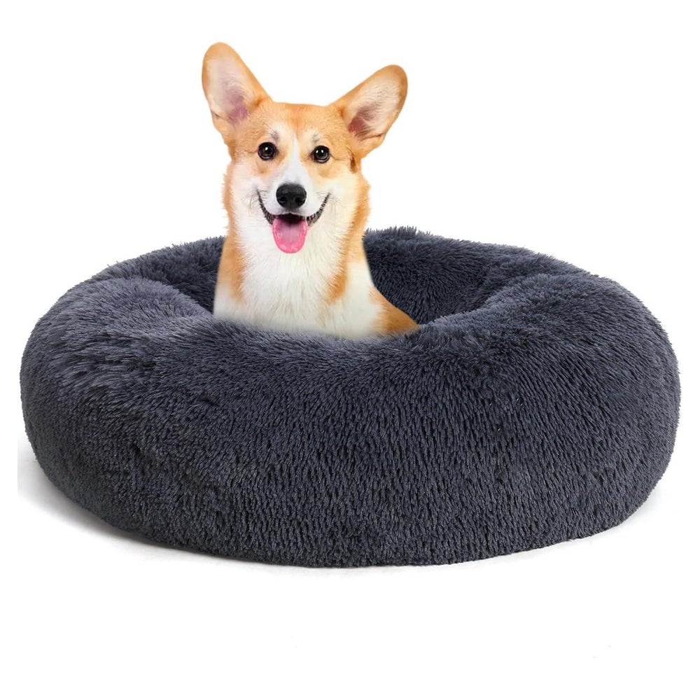 Hundebett orthopädisches rund Donut L 70 x B 70 x H 20 cm Du 1 St