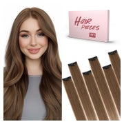 Clip in Extensions Echthaar Remy 6 Clips 40 cm 40g Mittelbra 1 St