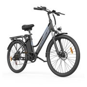 ZAZAWORK C26 Pro E-Bike für Damen, 36V 20Ah,Schwarz 1 St