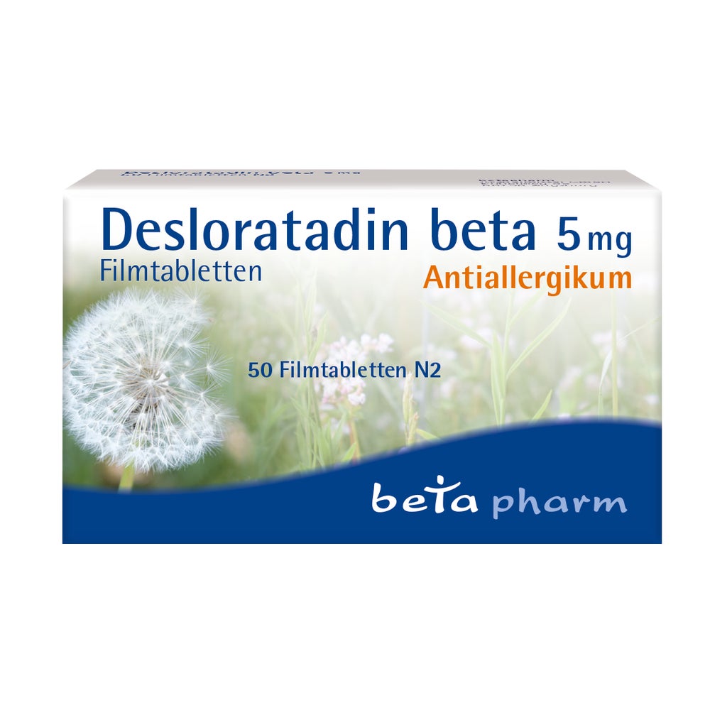 Desloratadin Beta 5 Mg Filmtabletten 50 St