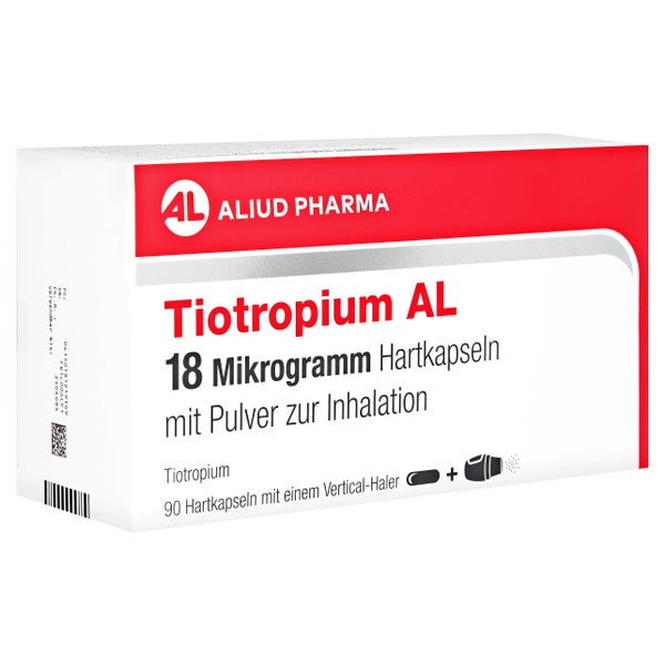 Tiotropium Al 18 µg Hkp.m.pulver Z.inh.+inhaler 90 St