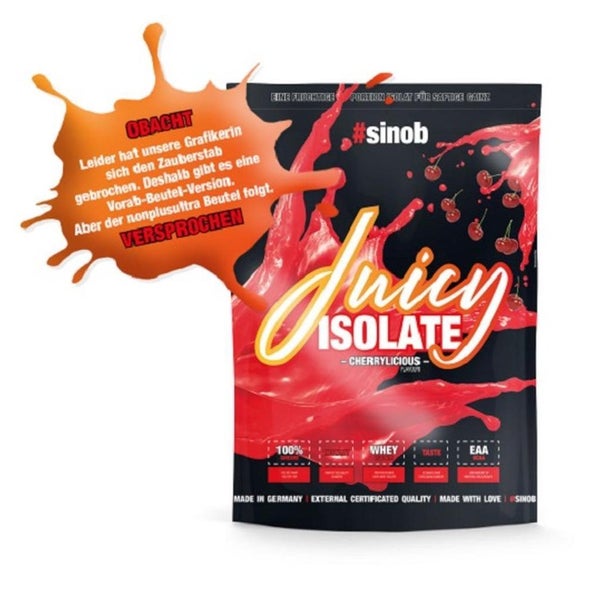 Sinob Juicy Isolate  Kirsche 1000 g