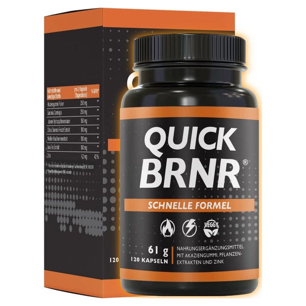 BRNR QUICK BRNR Stoffwechsel Kapseln, 6in1 Garcinia Cambogia 120 St