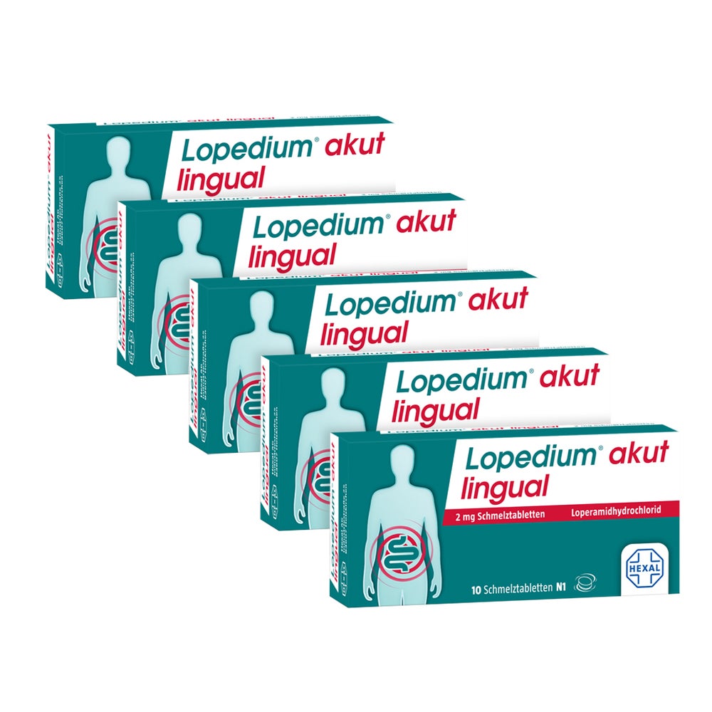 Lopedium Akut Lingual 2 Mg Schmelztab 5X10 St