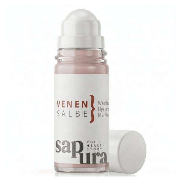 Venensalbe Roll-On mit rotem Weinlaub bei schweren Beinen 50 ml