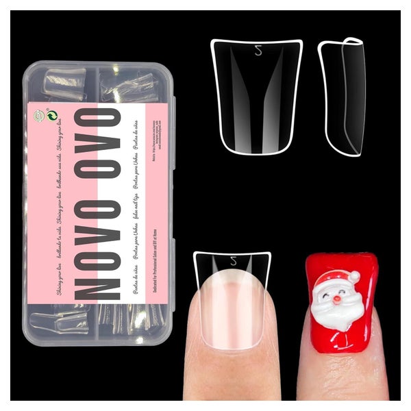 Nagelspitzen Ente Kurze Gel Full cover duck nails extra shor 1 St