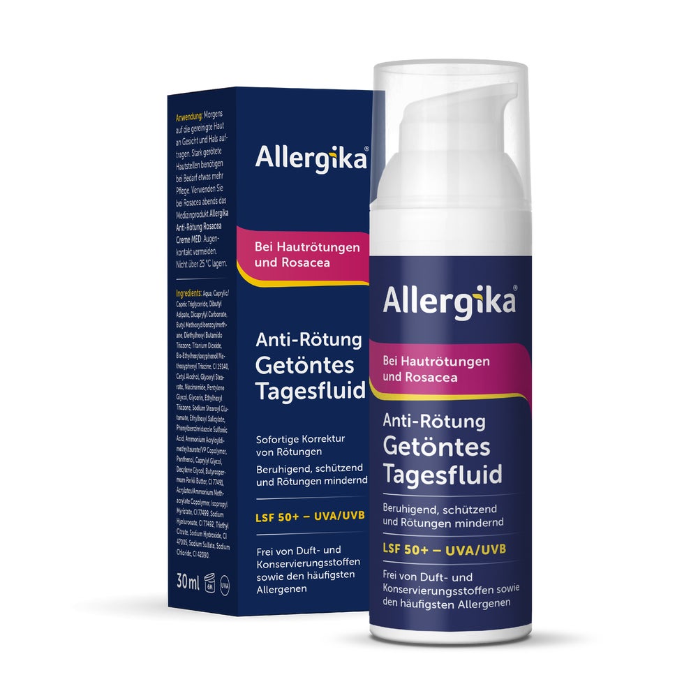 Allergika Anti-Rötung Getöntes Tagesfluid LSF 50+ 30 ml