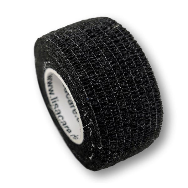 LisaCare latexfreie Fingerpflaster - Schwarz - 2,5cm x 4,5m 1 St