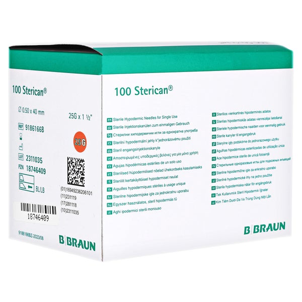 Sterican Einmalkanüle 25 G 40 Mm 100 St