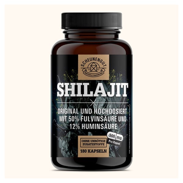 Scheunengut® Shilajit Kapseln mit Fulvinsäure laborgeprüft 180 St