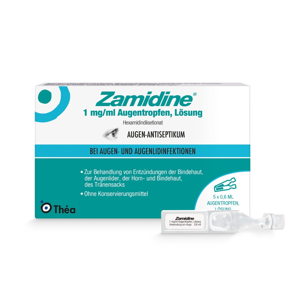 Zamidine® antiseptische Augentropfen 5X0,6 ml