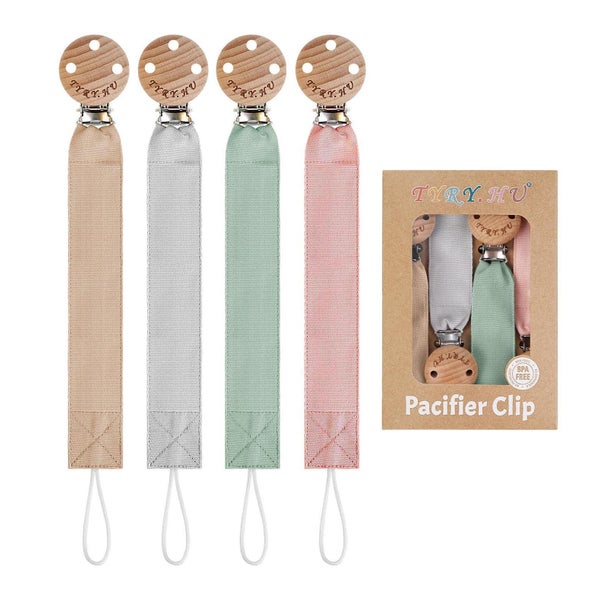 Scherkette aus Baumwolle und Holz mit Clips 1 St