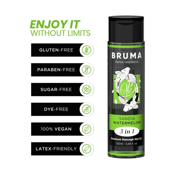 Bruma - Premium-Massageöl mit Wärmeeffekt 100 ml