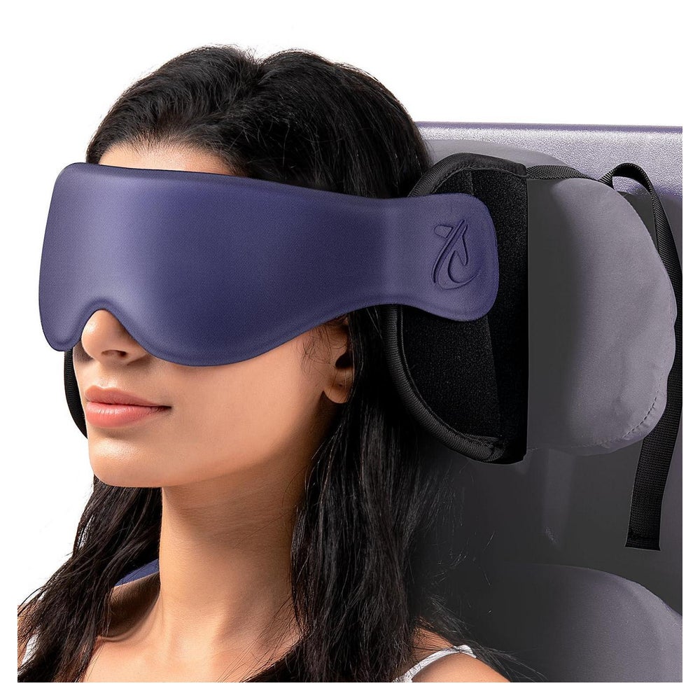 Reisekissen Flugzeug Nackenkissen mit Schlafmaske 1 St