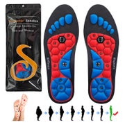 Magnetische Einlegesohlen Massage Schuheinlagen Akupunktur O 1 St