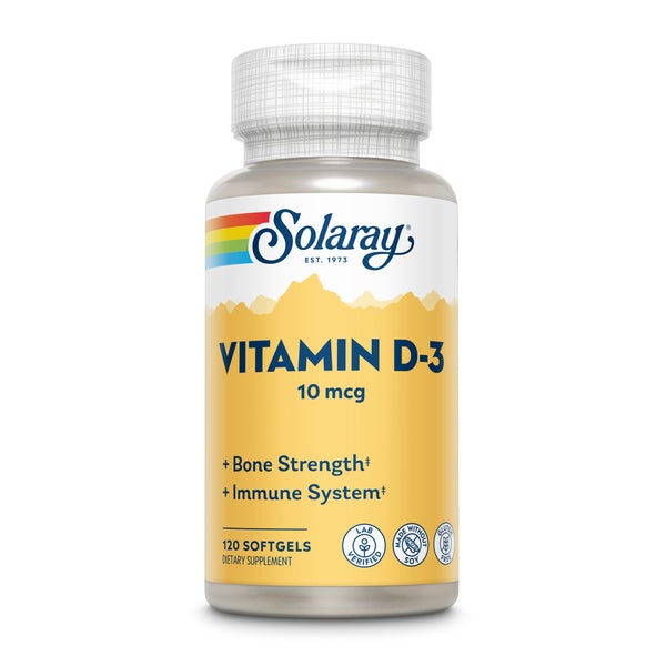 Vitamin D3 10 µg Solaray Weichkapseln 120 St