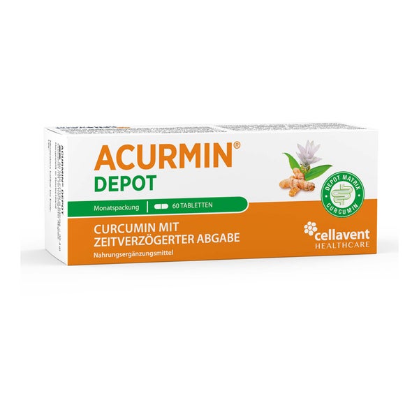 Curcumin Kapseln mit zeitverzögerter Abgabe – Acurmin® Depot 60 St